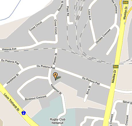 Map to Arctica, Nelspruit, 3 Kiepersol Street