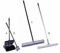 BROOMS & FLOOR SQUEEGY
