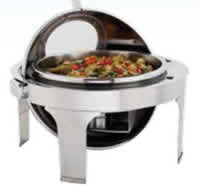 Chafind Dish With Round Window
