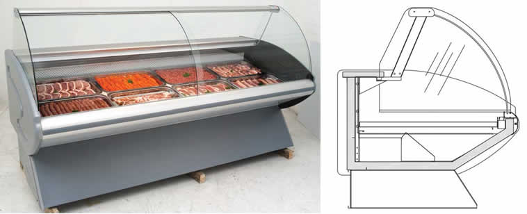 Meat refrigerator