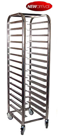 mobile tray trolley 15 shelves
