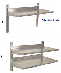 STAINLESS STEEL SHELVING
