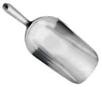 Aluminium Scoops Round Bottom