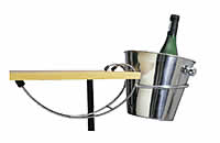 Ice Bucket Stand Table Mounted